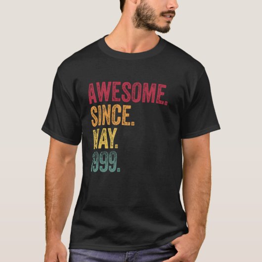 1999素晴らし年5月26歳26誕生日から Tシャツ (正面)