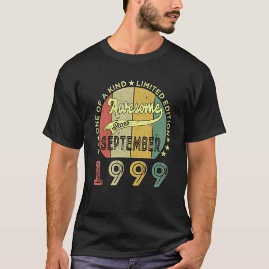 1999素晴らし年9月23歳23日から Tシャツ (正面)
