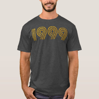 1999誕生年グリッター効果 Tシャツ