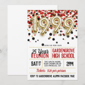 1999高等学校大学懇親会招待状 招待状 (正面/裏面)