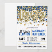 1999高等学校大学懇親会招待状 招待状 (正面/裏面)