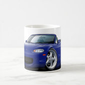 1999-05年のMiataの濃紺車 コーヒーマグカップ (中央)