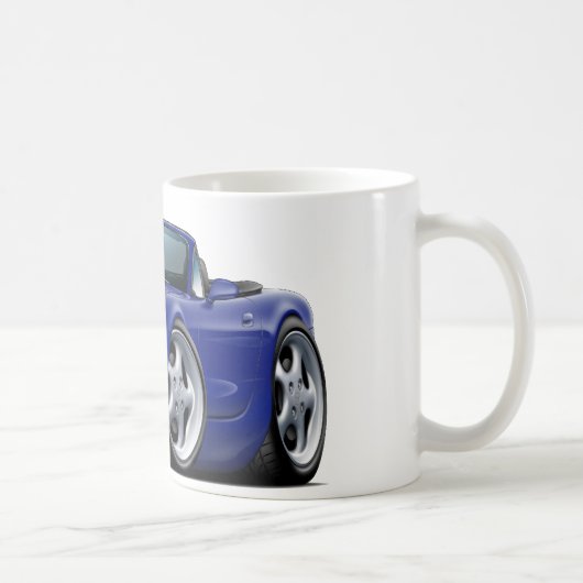 1999-05年のMiataの濃紺車 コーヒーマグカップ (右)