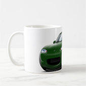 1999-05年のMiataの緑車 コーヒーマグカップ (左)