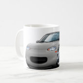 1999-05年のMiataの銀製車 コーヒーマグカップ (正面左)