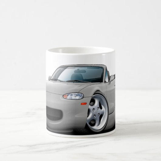 1999-05年のMiataの銀製車 コーヒーマグカップ (中央)