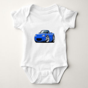 1999-05年のMiataの青車 ベビーボディスーツ