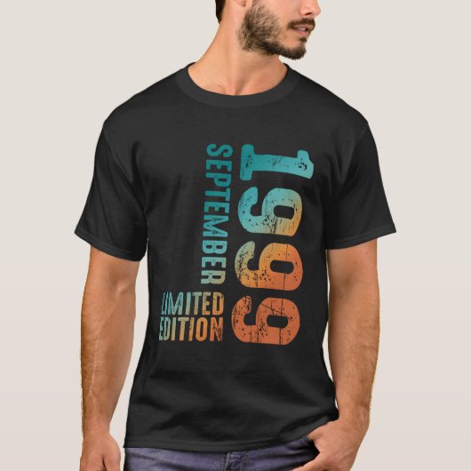 1999 9年9月1999年1999 1999 Tシャツ (正面)