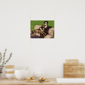 199.イヌ公園で過ごす一日 ポスター (キッチン)