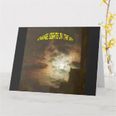 199.奇妙な空の光景 カード (黄色い花)