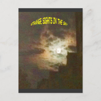 199.奇妙な空の光景 ポストカード