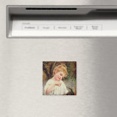 199.子よくはしゃぐ猫 マグネット (インサイチュ (食洗機))