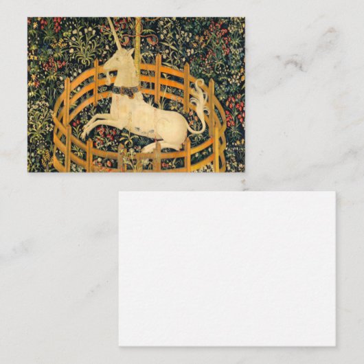 199.捕らえられたユニコーン エンクロージャーカード (正面/裏面)