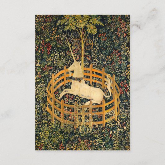 199.捕らえられたユニコーン エンクロージャーカード (正面)