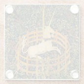 199.捕らえられたユニコーン ガラスコースター (裏面)