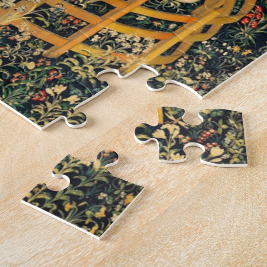 199.捕らえられたユニコーン ジグソーパズル (側面)