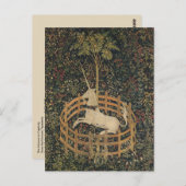 199.捕らえられたユニコーン ポストカード (正面/裏面)