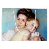 199.若い母親のカサット ラージペーパーバッグ (裏面)