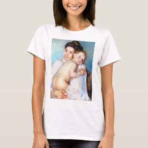 199.若い母親のカサット Tシャツ