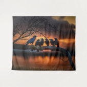 199.集まり タペストリー (正面(横))