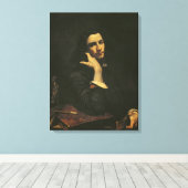 199.革のベルトを持った男 キャンバスプリント (インサイチュ (ウッドフロア))