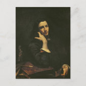 199.革のベルトを持った男 ポストカード (正面)