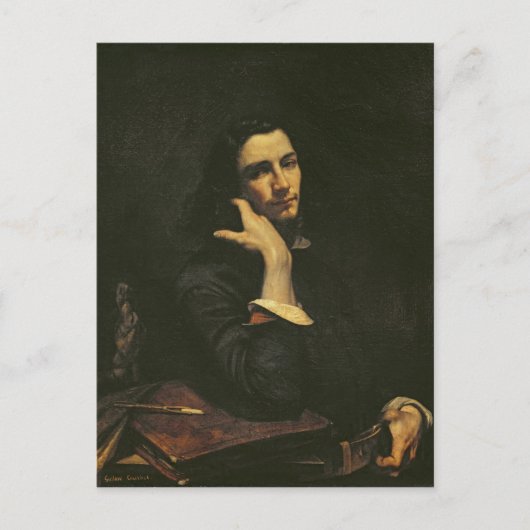 199.革のベルトを持った男 ポストカード (正面)