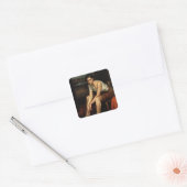 199.魅力的若い娘 スクエアシール (封筒)