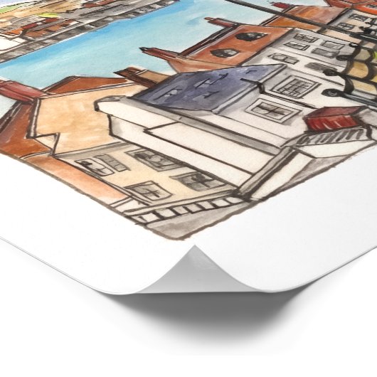 199 Steps, Whitby, North Yorkshire ポスター (角)