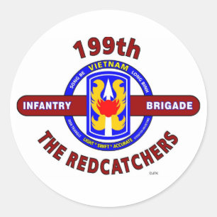 199TH歩兵の組"REDCATCHERS "ベトナム ラウンドシール