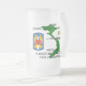 199th軽いInfのベトナムによって曇らされるマグ フロストグラスビールジョッキ (正面右)