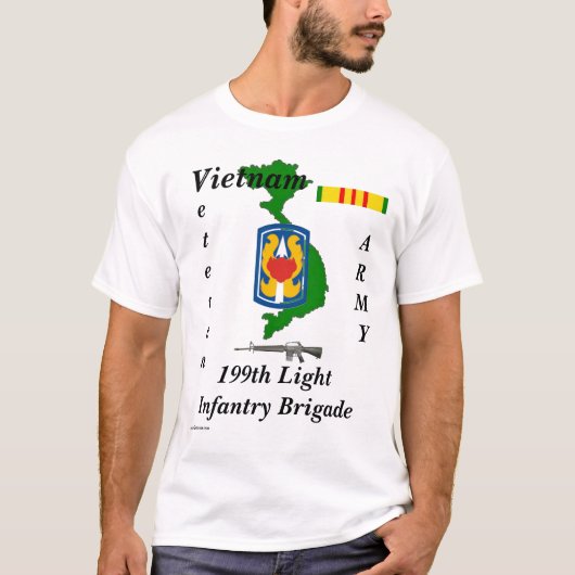 199th Inf BDE-W Lt Tシャツ (正面)