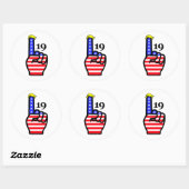 19：ステッカー ラウンドシール (シート)