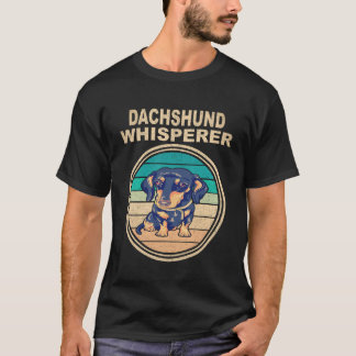 19 ダックスフントのささやき ヴィンテージ Tシャツ
