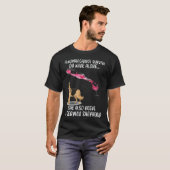19 女性はワインだけで生きていくことはできません彼女にはN Tシャツ (正面フル)