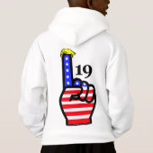 19：少年のフード付きスウェットシャツ (裏面)