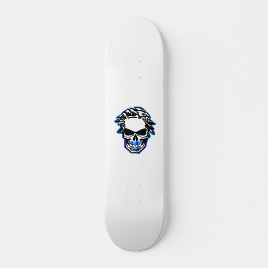 19,7 cm Plateau de skateboard Medhi34 Skull スケートボード (正面)