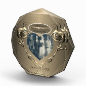 19/8thブロンズ(カラー)写真結婚記念日 フォトブロック (右)