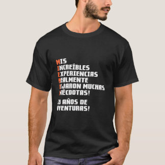 19 Aã±Os De Aventuras Tシャツ