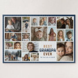 19 Photo Collage Best Grandpa Ever ジグソーパズル