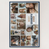 19 Photo Collage Best Grandpa Ever ジグソーパズル (縦)