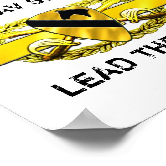 19D 1st Cavalry Division ポスター (角)