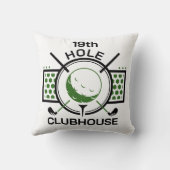 19thホールクラブハウスゴルフ クッション (裏面)