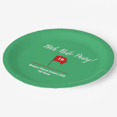 19thホールパブパーティープレート ペーパープレート (アングル)