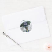 19th特殊部隊グリーンベレー退役軍人フラッシュSt ラウンドシール (封筒)