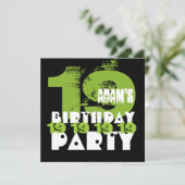 19th誕生日パーティー19歳グランジZ19A 招待状 (スタンド正面)