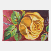 19th – センチュリーイエローパールバライラストレーション キッチンタオル (横)