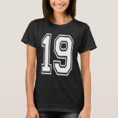 19th Birthday College Number Tシャツ (正面)