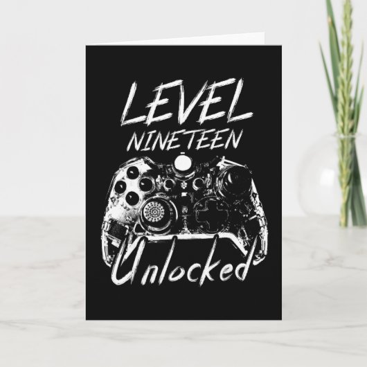 19th Birthday Gift 19 Year Old Gifts 19th Birthday カード (正面)