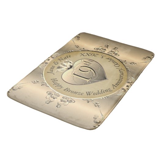 19th Bronze Anniversary Bath Mat バスマット (アングル)